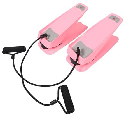 TOGEVAL Mini-Stepper-trainingsgerät Für Hause Mit Widerstandsbändern Faltbares Fitness-gerät Für Beine Und Rumpf Gelenkschonender Workout-Stepper