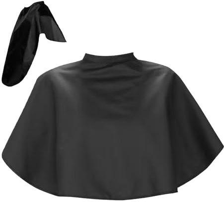 Cape de coloration des cheveux – Couverture imperméable pour coupe de cheveux courts, cape de teinture réglable | Tissu de shampooing, fournitures de coiffeur, traitements pour femmes et hommes