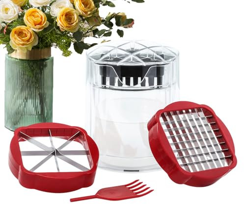 Cutter di patatine francese, tagliatrice di patate Slicer manuale di chip