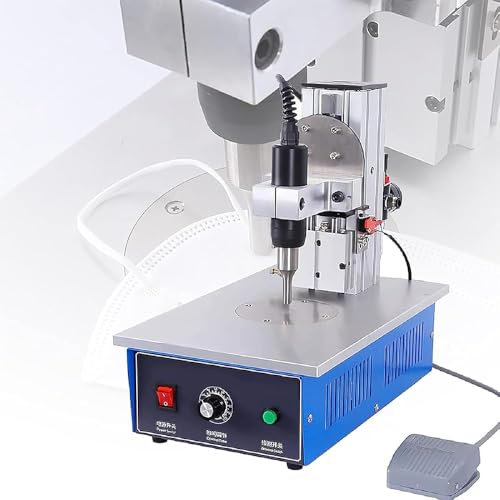 Saldatore di plastica ad ultrasuoni con pedale elettronico per saldatura efficiente in nylon