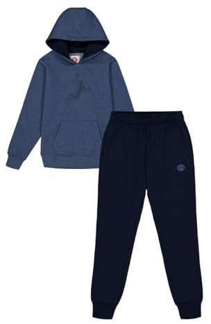 ALPHADVENTURE - Tuta da bambino completa, set sportivo, set 2 pezzi, felpa e pantaloni sportivi, tuta da scuola - taglie dai 6 ai 14 anni., 12 anni