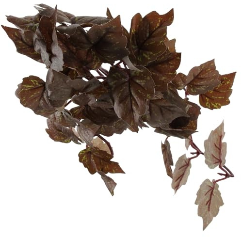 Hemobllo Plante Reptile Artificielle Suspendue avec Ventouse Décor Terrarium et Sécurisé pour Habitat Reptiles Lézards Tortues et Amphibiens Aspect Réaliste et Facile à Installer