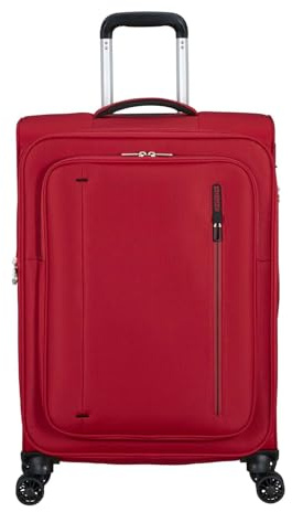 American Tourister Trolley Cloudrider Spinner Exp. TSA Astral Red rot 66cm