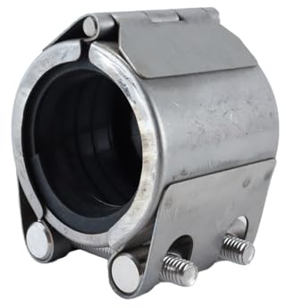 Gurtt DN32 Connection Pipe Clamp Stainless Steel Pipeline Water Pipe Clamp for Plastic and Metal Pipes(40mm-45mm)