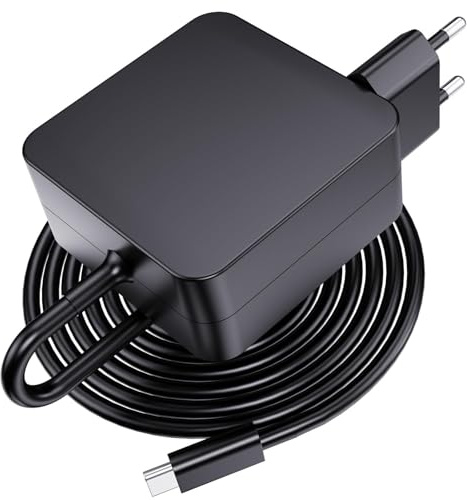 65W USB C Cargador para ASUS Zenbook 14 13 UX490 UX435 UX425 UX425E UX325 | ASUS Zenbook UX325E UX391 AD10380 A19-065N3A, Chromebook C302C C213 C214 C436 C523 ADP-45EW B Tipo-C Adaptador alimentación