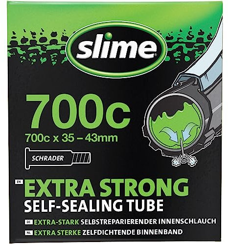 Slime Smart Tube Tubo di ricambio con sigillante, 700 x 35 – 43, per Bicicletta, 30057