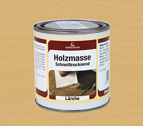 Fertige 1K Holzmasse aus Echtholzmehl hergestellt (250ml, Lärche - 10)