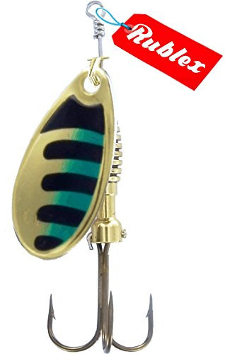 RUBLEX - 5 Cucharillas de Pesca Celta-4 ONV 7,00 GMS.