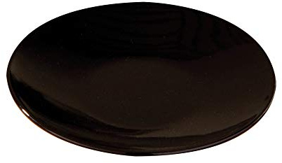 Premier Housewares Side Plate With Chic Black Finish Stoneware Small Side Plate Ideal For Everyday Use Unique Stoneware Dinnerware Serving Plates 20 x 3 x 20