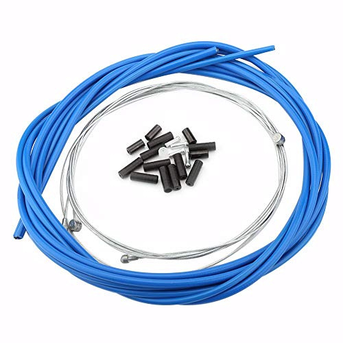 VGEBY1 Cavo Freno per Bicicletta, Cavo Freno Anteriore Bici Set Cavi Freno per Bicicletta Durevole con Set di Protezioni per Bici da Strada (Blu)