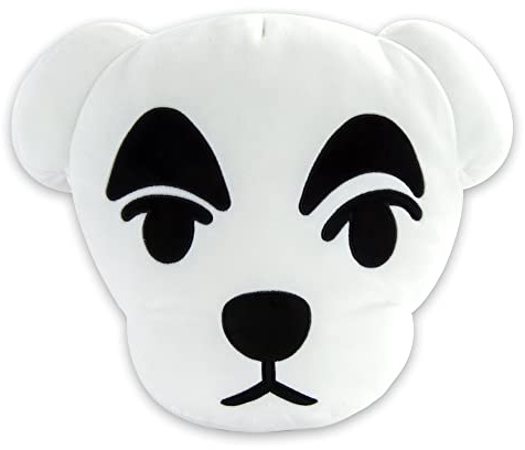 Tomy Games Club Mocchi Mocchi T12415 KK Slider, Merchandise, Bedroom Accessories, Animal Crossing Cushion for Boys and Girls Aged 3 Years and Older, 15 Inch Plush Toy, Multi