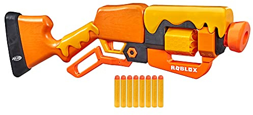 Nerf Roblox Adopt Me: Bees Lever Action Blaster, 8 Elite Darts, Code to Unlock in-Game Virtual Item