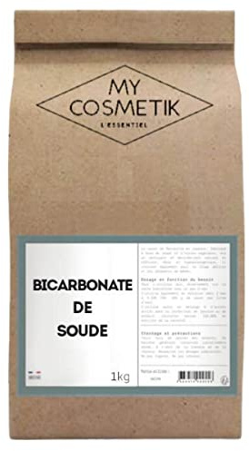 MyCosmetik Natriumbicarbonat, umweltfreundlich, sparsam und universell – Natriumbicarbonat (Natriumhydrogencarbonat), 100 % rein und natürlich – hergestellt in Frankreich – 1 kg