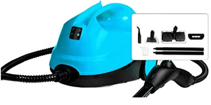 Scopa a Vapore Pulitore a Vapore Scopa a Vapore Disinfetta Sterilizzazione Elettrodomestici Cappa Aria condizionata Attrezzatura per la Pulizia (Color : Sky Blue, Size : Medium)