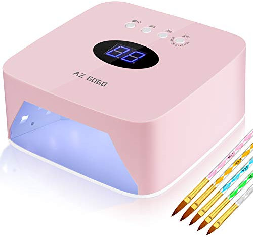 AZ GOGO Professioneller UV-/LED-Nageltrockner mit 3 Timer, 72 W