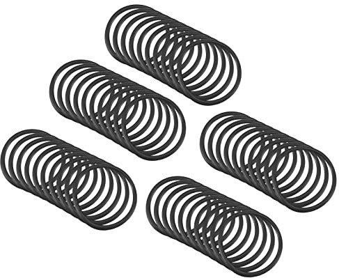QUARKZMAN Nitrile Gomma O-Ring 18mm x 15mm x 1,5mm Guarnizioni di Tenuta Anelli Rubinetti Rotondo Guarnizione Rondelle per Rubinetto Idraulica Riparazione Sigillatura Connessione, 50 Pezzi