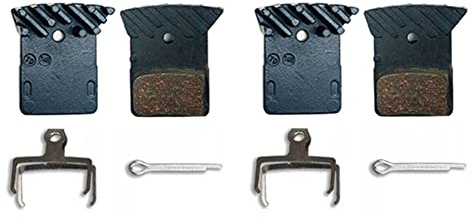 Jvareaty 2 pares de pastillas de freno de resina para bicicleta de carretera L03A Ultegra R9170 R8070 R7070 RS805 RS505 XTR M9100