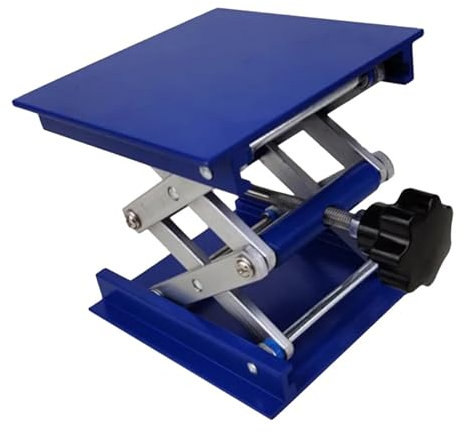 ZERVA Precision Lift Reparaturständer Mini-Tisch aus Edelstahl, kleine Hebeplattform