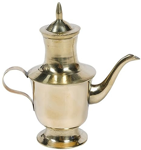 MAGICLULU Krug aus reinem Kupfer Vintage Weintopf-Set Russisches Trinkbecher-Set das Wasserkocher buddhistische für Männer Weinkrug aus Kupfer Jahrgang Kupfer Flach mann