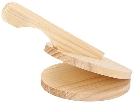 Presse-tortilla en bois, presse à tortilla, poignée ergonomique, fabricant manuel de presse-tortilla, pour tourbillons à la farine (moyen)