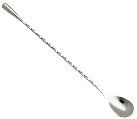 OKUMEYR 3pcs Stainless Steel Mixing Spoons Handle Cocktail and Coffee Stirring Utensils for Home Bar Kitchen Cafe Anti Easy to Use