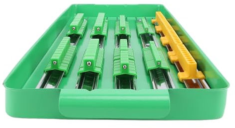 Rangement Polyvalent, Système à Double Roulement, Poignée Portable, Organiseur de Douilles Longue Durée avec Rail en Aluminium pour un Transport Facile vers Votre Chantier,