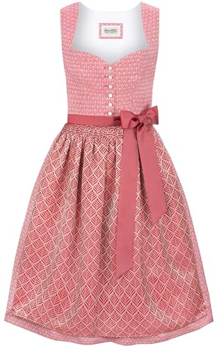 Hemvägg Dirndl Daniela, röd, 38