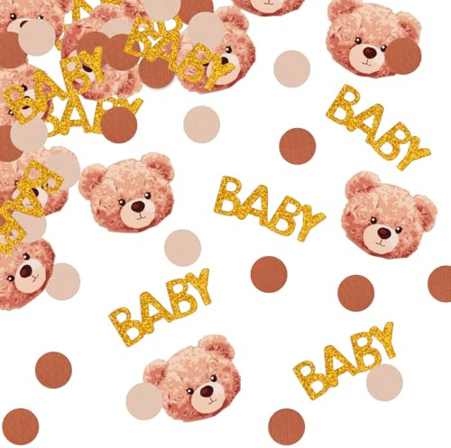 Tabanzhe Coriandoli per baby shower, 100 pezzi, da spargere sul tavolo, decorazione da tavolo per ragazzi e ragazze, rivelano la nascita del bambino, bomboniere per feste di compleanno