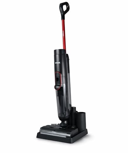 Ewbank EWHF03988 HYDROH1 Cordless 2-in-1 Wet & Dry Vacuum Cleaner & Hard Floor Cleaner,10,000Pa Suction, Self-Cleaning Dock, 820ml Dual Water Tanks, LED Display, 25-Minute Runtime, Black