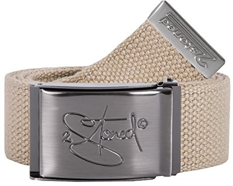 2Stoned Koppelgürtel Stoffgürtel Unisex 4 cm breit, Gürtelschnalle Matt Classic, für Damen und Herren