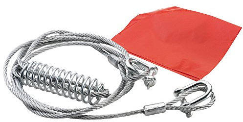 Bottari 28009 Abschleppseil aus Stahl, Länge : 400 cm, Zugkraft 5000 kg, Durchmesser 0.8 cm