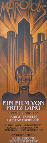 Close Up Metropolis Poster (51,5cm x 157cm) + Geschenkverpackung. Verschenkfertig!