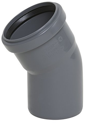 MKK - 19575-005 – HT arco 30° PP DN 32-110, raccordo angolare, tubo di scarico grigio DN 110