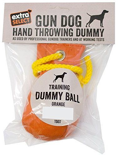 Extra Select Gun Dog Training Dummy Ball, Orange