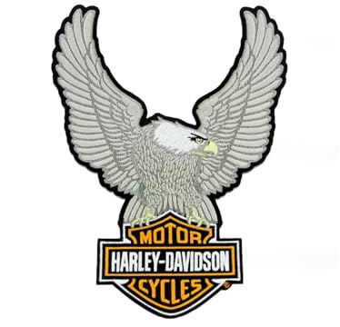 Harley-Davidson Aufnäher Eagle Bar&Shield groß