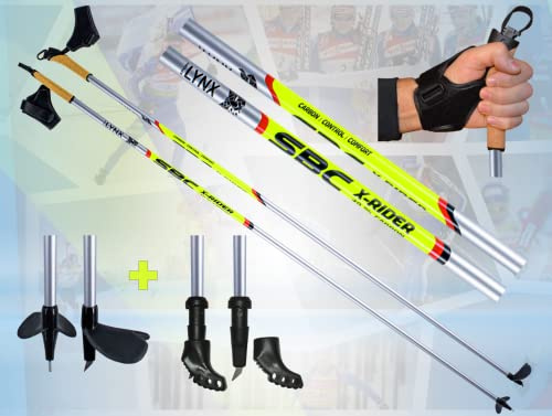 Sportlynx X-Rider Carbon Skike Roller Skating Rollski Skiroller Stöcke