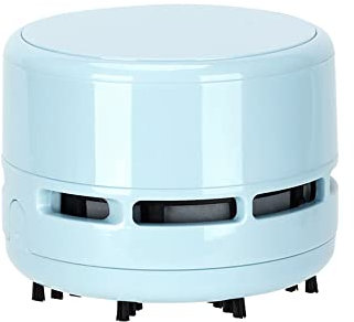 SagaSave Mini aspirateur à miettes, balayeuse de Bureau sans Fil portative multifonctionnelle pour Le Nettoyage de la Table d'ordinateur Portable du Clavier (Bleu)