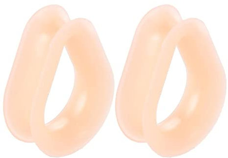 Bishilin Ohr Plug 8MM, Piercing Tunnel Silikon Tropfen Flesh Ohr Expander 2er Set Piercing Jewellery