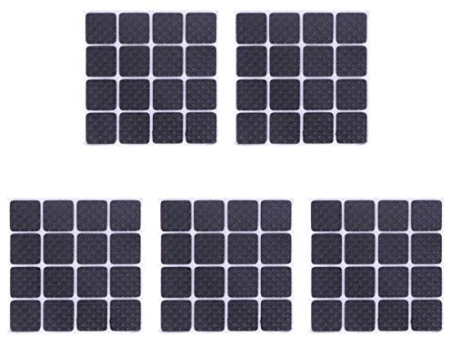 BESTonZON 10blätter Möbelgreifer Anti-rutsch Pads Aus Eva-Material Bodenschoner Zum Schutz Vor Kratzern Selbstklebend Für Stühle Und Tische Rutschstopper Für Sicheren Halt Schwarze Form