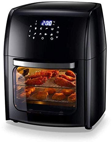 IngKe Four Grille-Pain numérique Fry Air Fryer, déshydrateur, avec 8 préréglages, Accessoires Inclus, pour Frire, rôtir, Griller, pâtisserie, sain sans Huile, 10 L, Noir pour Chaque Famille Stabilize