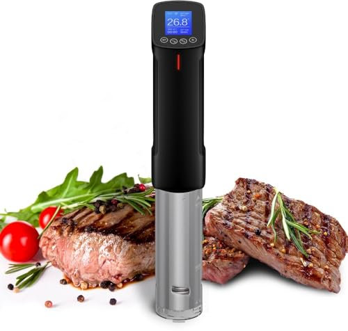 Barbecue Thermometer Sous Vide WI-FI Culinary Cooker 1000W Precise Temperature&Timer,Stainless Steel Thermal Immersion Circulator for Kitchen