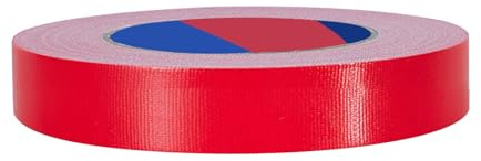 Duccinp Ruban autocollant blindé extra fort, 50 m x 25 mm, Ruban de réparation étanche pour réparations, bricolage, artisanat, intérieur et extérieur, ruban adhésif (Rouge)