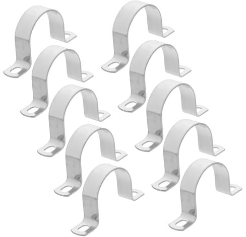 HYTROVE 10pièces Colliers De Serrage Acier Inoxydable Pour Fixation De Tubes Et Câbles Clips Résistants Pour Plomberie Jardinage Et Applications Industrielles