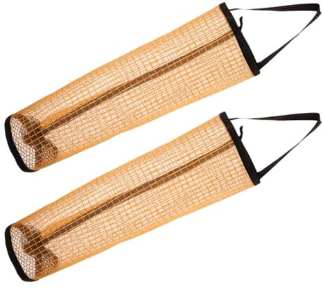 GOOHOCHY Tennis-Aufbewahrungstasche Aus Nylon-netzmaterial Balltasche Mit Griff Für Tennisbälle Golfbälle Baseball Sportzubehör Leicht Und Tragbar