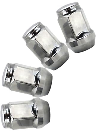 BASPHHH écrou Jante Compatible avec Jeep pour Liberty 2008-2018 Écrous de Roue en Acier pour Voiture 1/2 -20 Boulons Coniques à 60 degrés 32 mm