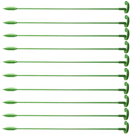 10 Stück vertikale Pflanzenstecker Garten für Tomaten, Bohnen, Blumen, Topf- und Kletterpflanzen