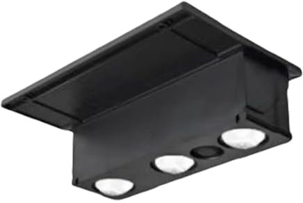 Generico Luce solare da giardino - illuminazione a led impermeabili per scale, recinzioni | Accensione del automatico all'alba, decorazione leggera per terrazza, patio, corridoio, facciata anteriore