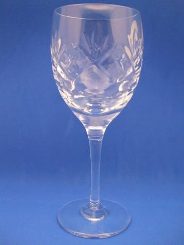 Royal Doulton Kensington Pattern Cut Single Sherry Crystal Glass Height 15.5 cm Made in England