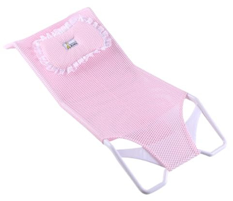 jopiuieo Babywannen-Einsatz, Badewannenbett – Duschkissen, Bequeme Matte für Badezimmer, Unterstützung für 0–6 Monate alte Kinder, Mädchen,