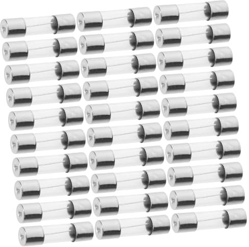 HEALEEP 100pièces Fusible Verre Pour Lumières De Noël Remplacement Facile Des Fusibles Arbre De Noël
